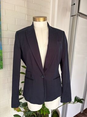 Navy cotton Banana Republic blazer